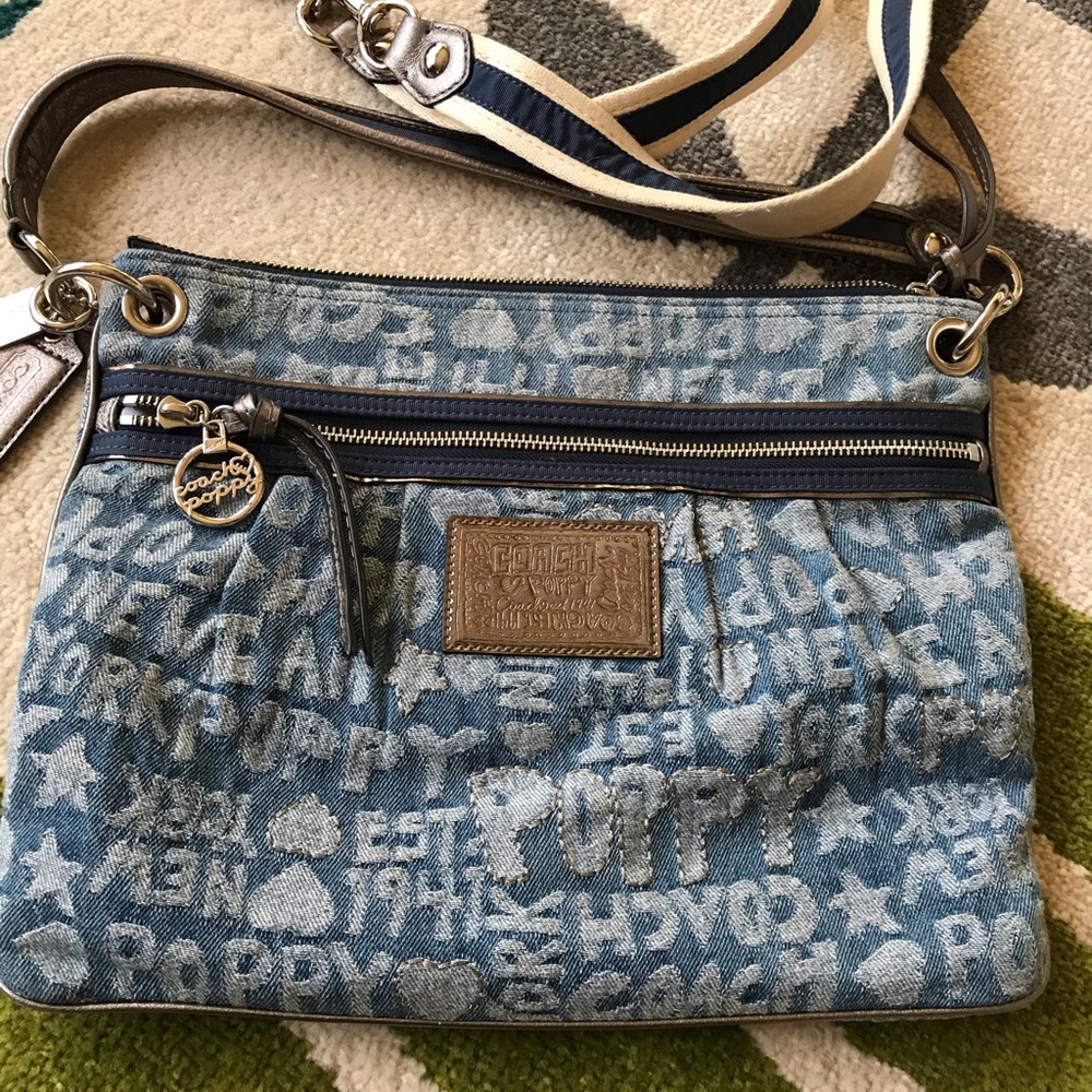 Coach poppy  denim